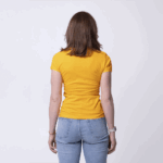 Желтая женская футболка