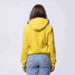 Желтая женская толстовка