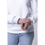 Белый женский свитшот