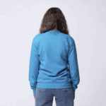 Бирюзовый женский свитшот