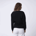 Черный женский свитшот