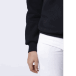 Черный женский свитшот