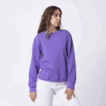 Фиолетовый женский свитшот