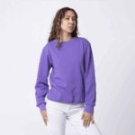 Фиолетовый женский свитшот