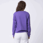 Фиолетовый женский свитшот