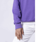 Фиолетовый женский свитшот