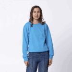 Голубой женский свитшот