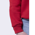 Красный женский свитшот