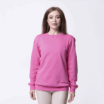 Розовый женский свитшот