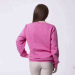 Розовый женский свитшот
