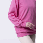 Розовый женский свитшот