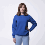 Синий женский свитшот