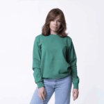 Зеленый женский свитшот