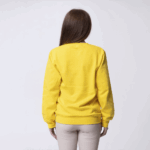Желтый женский свитшот