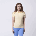 Женское бежевое поло