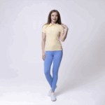 Женское бежевое поло