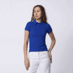 Синее женское поло