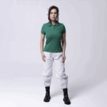 Зеленое женское поло