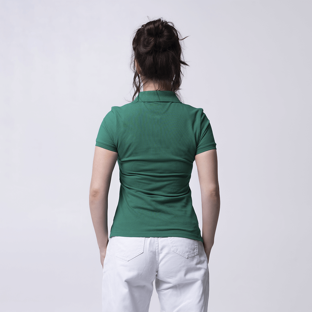 Зеленое женское поло