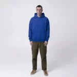 Синяя толстовка оверсайз