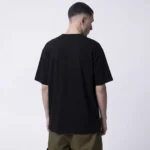 Черная оверсайз футболка