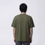 Хаки оверсайз футболка