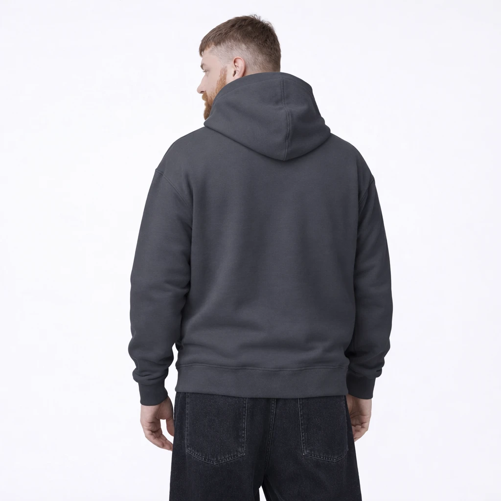 Графитовая толстовка оверсайз