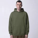 Хаки оверсайз толстовка