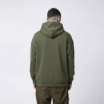 Хаки оверсайз толстовка