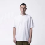 Белая оверсайз футболка