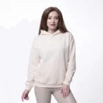 Молочная оверсайз толстовка